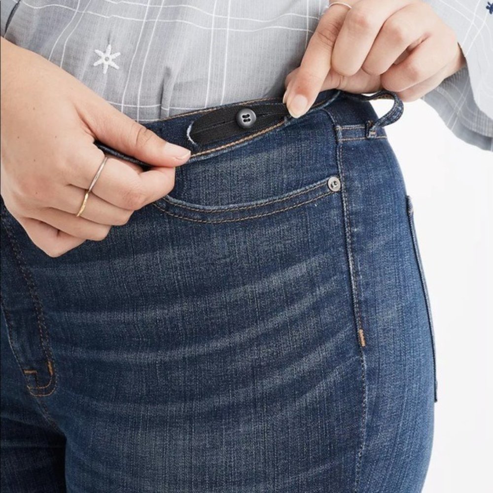 Madewell 10" High-Rise Skinny Jeans: Adjustable Edition Size 37 - Picture 3 of 16